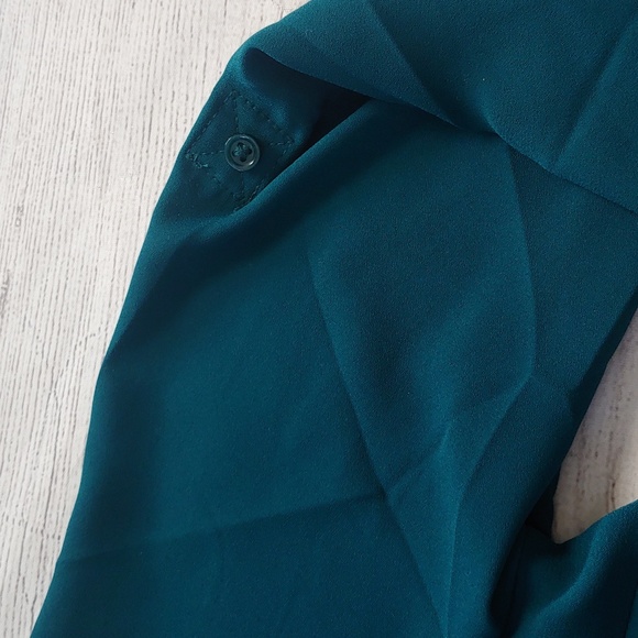 NWT MAURICES TEAL BUTTON DOWN - Picture 5 of 10